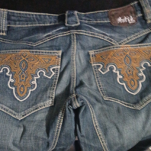 Antik Denim Blue Bootcut Jeans - Picture 3 of 9